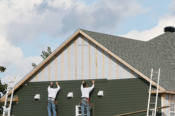 Professional Vinyl Siding technician working in Polkton, NC